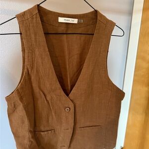 Mustard Seed Tan Vest
